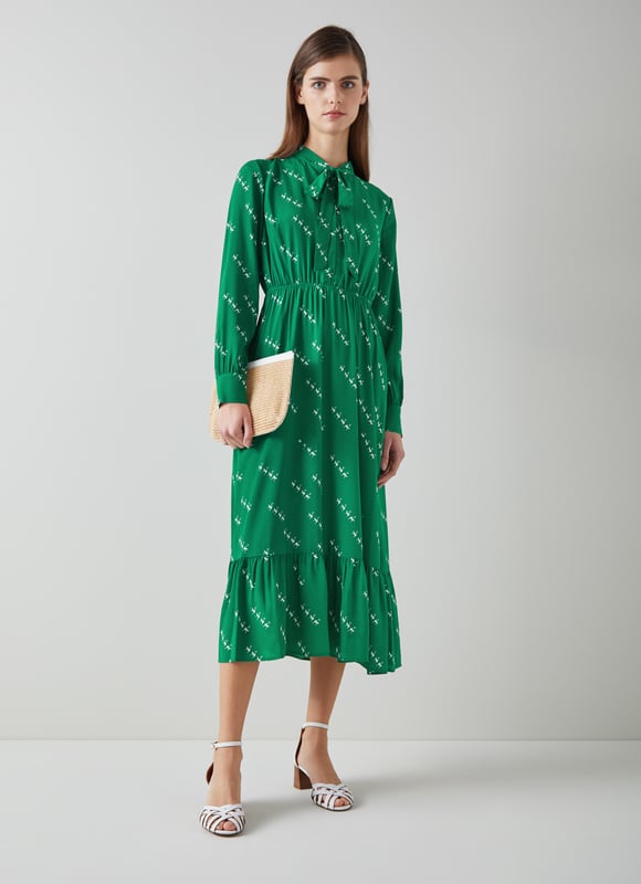 green emerald velvet dress LK BENNETT EMERALD GREEN SILK & WOOL BLEND PENCIL DRESS SIZE 12  Whispers  Dress Agency