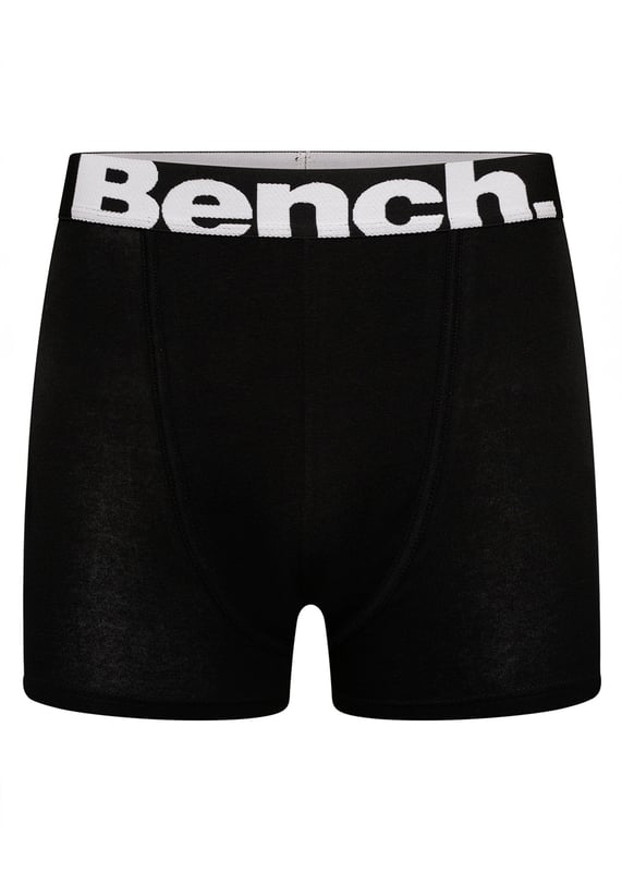 Update your wardrobe essentials with this 5-pack of ‘Marco' boxers from Bench. These boxers feature the iconic Bench logo detail on the waist, an elasticated jaquard waistband and are made from a Cotton rich fabric for all-day comfortable wear.