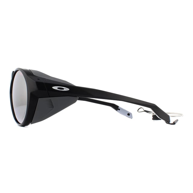 Oakley Sunglasses Clifden OO9440-01 Matte Black Prizm Snow Black are specifically engineered for mountaineering with the side shields and bridge blocker for extra protection. They also feature an integrated woven steel leash. The leash and the side shields and bridge blocker are all easily removeable to make the sunglasses a standard and pretty cool retro style of sunglasses.