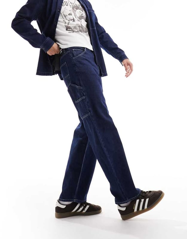 Trousers & Chinos by Dr Denim Saving low-key for another day Regular rise Belt loops Concealed fly Five pockets Baggy fitSold By: Asos