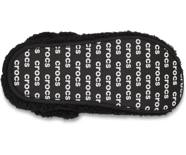 Embrace Ultimate Comfort with Classic Cozzzy Slipper inspired by the iconic Crocs Classic Clog design. Features cozy faux shearling fuzz from heel to toe, with a signature backstrap for secure fit. Enjoy soft, sink-in comfort with cushioned footbeds and a durable rubber outsole for traction.