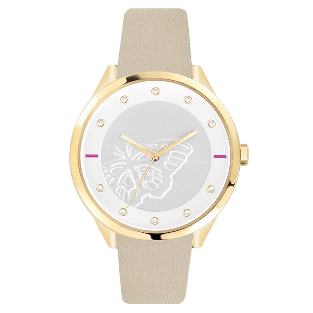 Furla R4251102529 Metropolis 38Mm 3H White Dial Grey St..