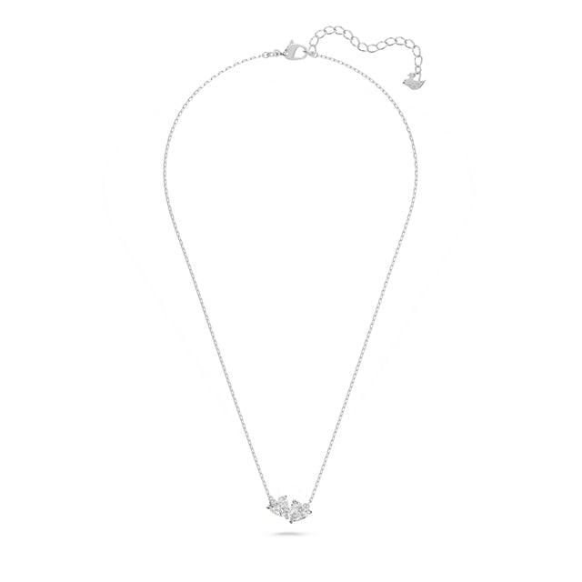 This dazzling Necklace for Women from Swarovski is the perfect gift to spoil yourself or a loved one. The Necklace is made out of Base Metal, colored Silver at Length: 38 cm weighing in at  grams. The Swarovski 'Attract Soul' Women's Base Metal Necklace - Silver 5517117 is delivered in a stunning gift box and carries a two year warranty.