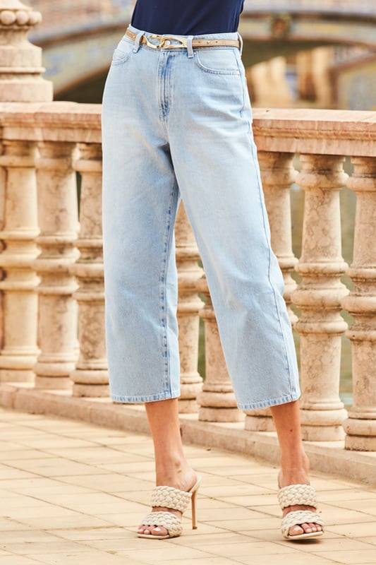 Denim culotte cheap jeans