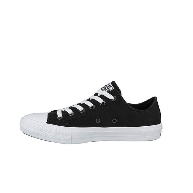 Converse Chuck Taylor II OX Lace-Up Zwart Canvas Dames Plimsolls 150149C