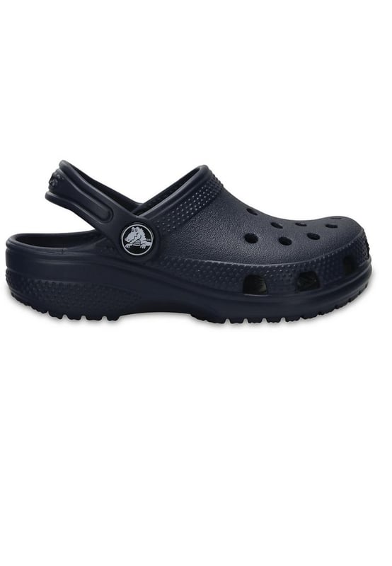 Original. Versatile. Comfortable.

Easy on, easy off! Just like the adult Classic, the kids’ version offers amazing comfort and support, thanks to the light, durable Croslite™ material and molded design. Kids can customize their Crocs clog however they like; ventilation holes accommodate Jibbitz™ brand charms.

Kids’ Classic Clog Details:

Pivoting heel straps for a more secure fit
Easy to clean
Customizable with Jibbitz™ charms
Iconic Crocs Comfort™: Lightweight. Flexible. 360-degree comfort.