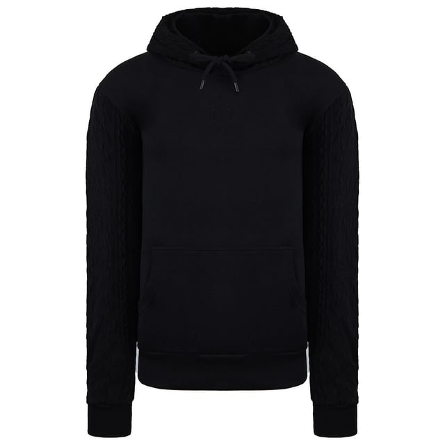 The Pullover Hoodie from Criminal Damage comes with a drawstring hood and open kangaroo style pocket, featuring elasticated cuffs and hem. This hoodie is made from recycled fabrics. Coming in Black colour, this hoodie features an embroidered logo on chest.