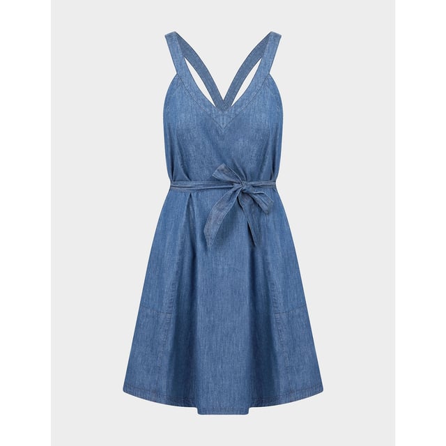Armani denim dress clearance