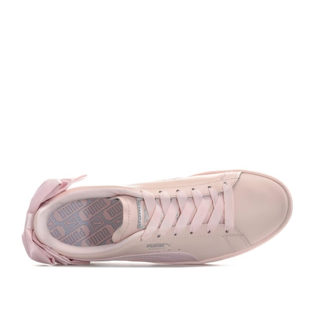 Puma basket 2024 pink bow