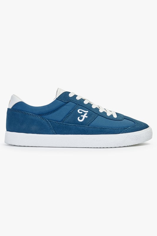 Farah Blue Stanton Casual Lace Up Trainers