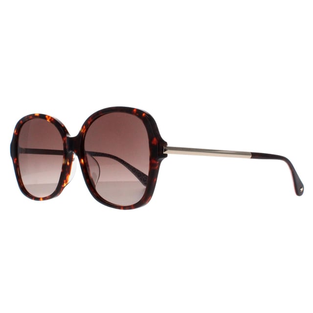 Kate Spade Buttefly Womens Havana  Brown Gradient Kaiya/F/S  Sunglasses feature an elegant butterfly frame crafted from high-quality acetate, ensuring both durability and comfort for all-day wear. The lenses provide excellent UV protection, safeguarding your eyes from harmful rays while offering clear, sharp vision. The temples are adorned with the iconic Kate Spade logo, adding a signature touch of luxury and sophistication.