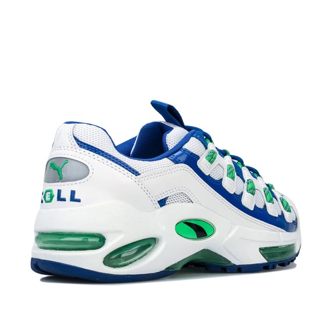 Women s Puma Cell Endura Patent 98 Trainers in White Green