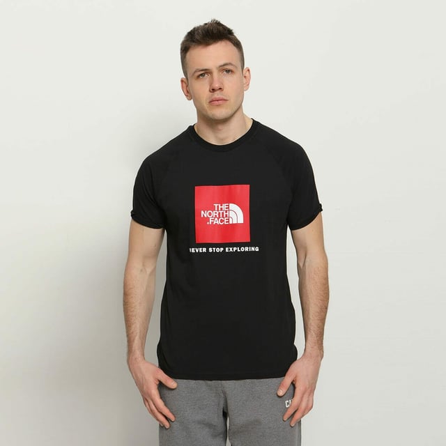 The north face red t shirt discount
