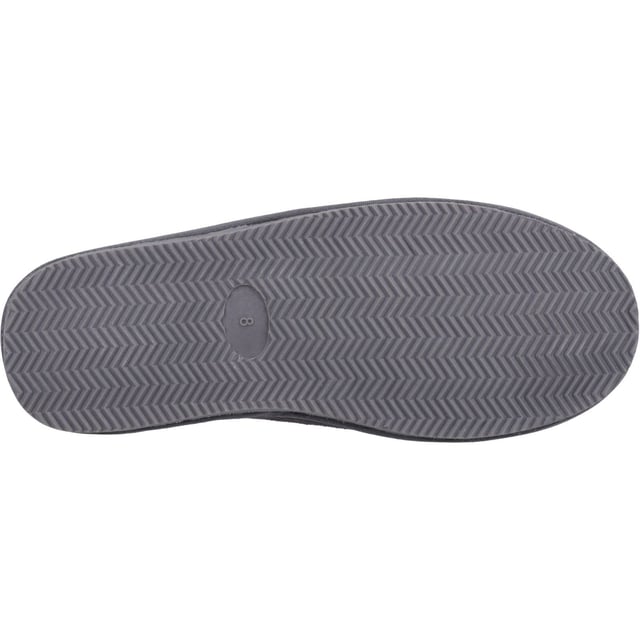 Hush Puppies Conrad Suede Men's Grey Slippers An easy on mule style suede slipper, with a cosy warm faux fur lining, the conrad has a memory foam insole to keep you comfy on those chilly evenings