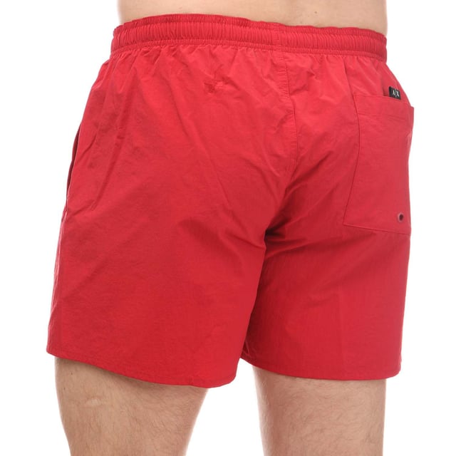 Mens Armani Swim Shorts in red.- Elasticated drawstring waistband.- Side pockets.- Back pocket.- Regular fit.- 100% Polyester.- Ref: 95306062062636