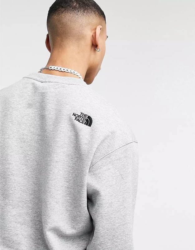 The North Face Mens Essential Sweatshirt in Grey