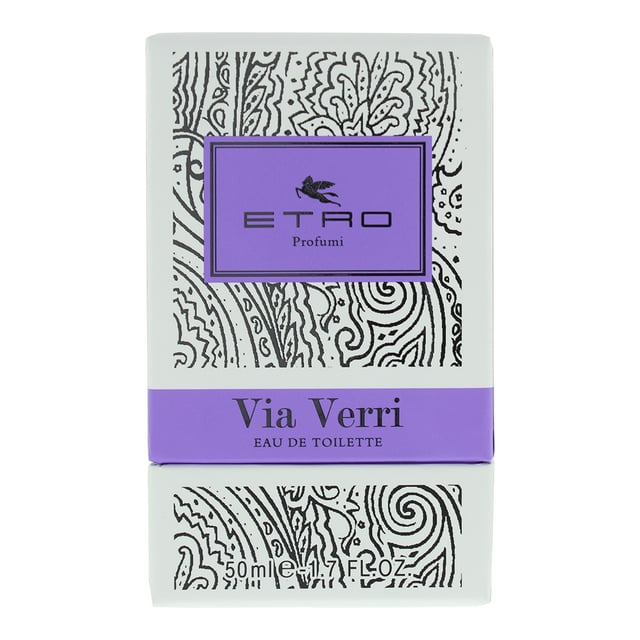 Via Verri, launched in 2010, is a Floral Green fragrance for women by Etro. Perfect for Spring and Summer, this fragrance is mostly worn during the day. Top notes of this fragrance are White Pepper, Bergamot and Jasmine. Middle notes of this fragrance are Iris, Rose and Cardamom with base notes of Musk, Cypriol Oil or Nagarmotha and Amber.