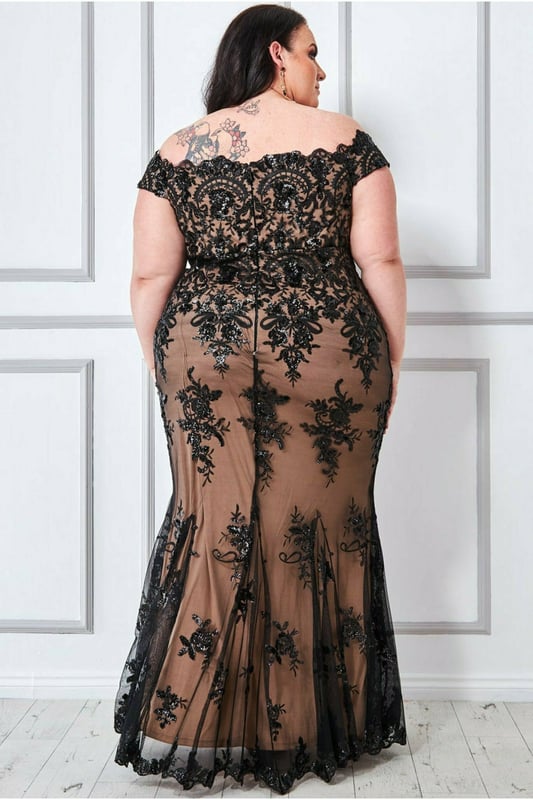 Evening gowns discount for fuller figures
