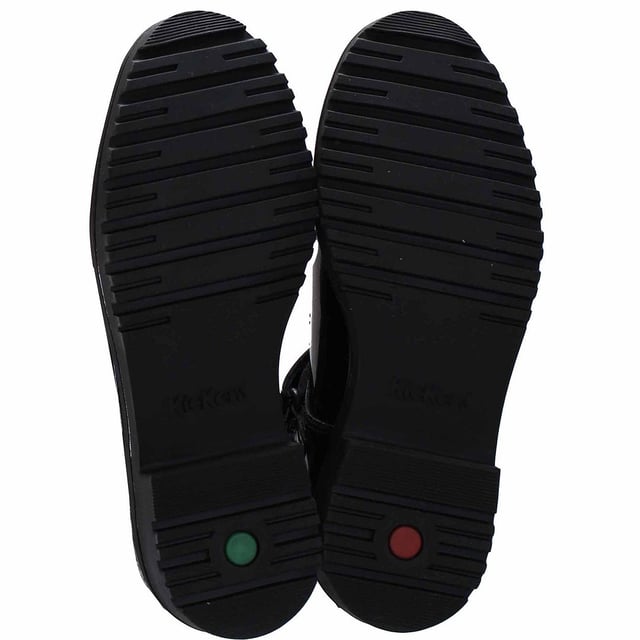 Kickers Lachly T-Bar Strap Up Zwart Lakleer Kinderschoenen 1_15816