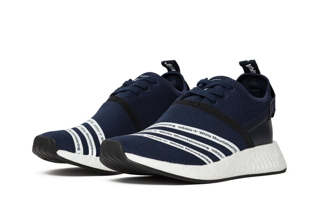 Adidas Mountaineering NMD R2 PK Heren Blauw Trainers COLLEGIATE NAVY/RUNNING WHITE-RUNNING WHITE