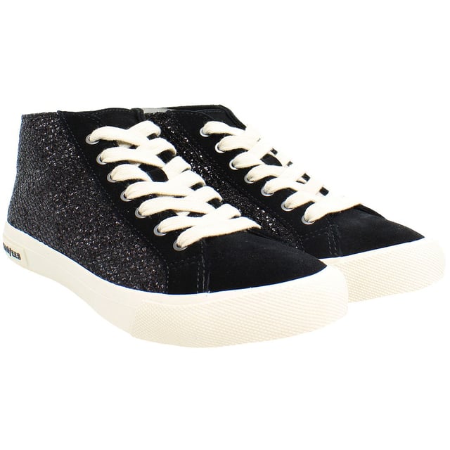 Seavees California Special Nova Lace-Up Black Synthetic Womens Shoes