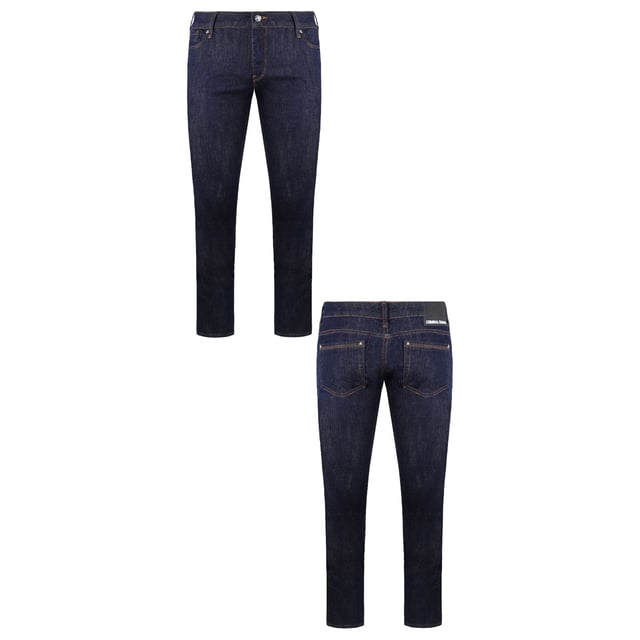 The super skinny jeans in indigo is made of sustainable denim,using blue sign approved fabric and a wash process which minimises energy, waste and water consumption.