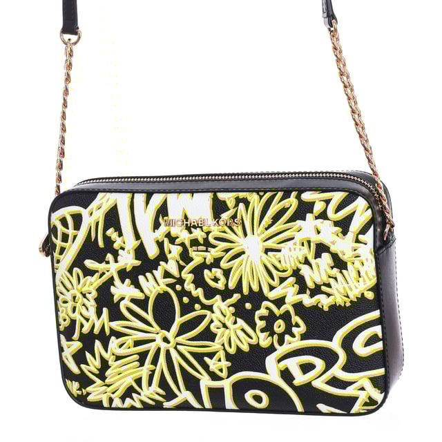 Michael kors neon yellow bag top