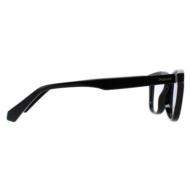 Polaroid Square Womens Black PLD D434  Glasses feature a sleek and modern frame that is made of durable and lightweight acetate. The Polaroid logo features on the slender temples for authenticity.