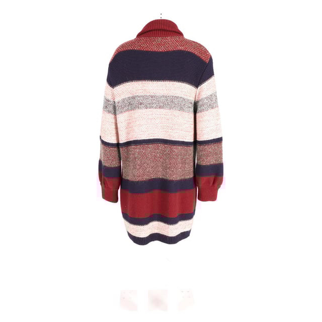 Chloe Striped Cardigan in Multicolor Mohair VINTAGE, RRP AS NEW
This stylish apparel is bound to be your favorite companion as you move out to face the chilly air during winters. This round-necked, tie-front cardigan in striped knitted fabric is highlighted with huge front pockets. Layer over your casual ensembles for a warm and stylish winter outfit.
Chloe Striped Cardigan in Multicolor Mohair
Sign of wear: No
Condition: excellent
Color: Multicolor print
Material: Mohair
Size: S/FR36/US4/IT40
SKU: 161115