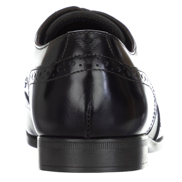 Emporio armani zapatos de cuero suave y suave formal zapatos para hombres x4c542 x0023 00002