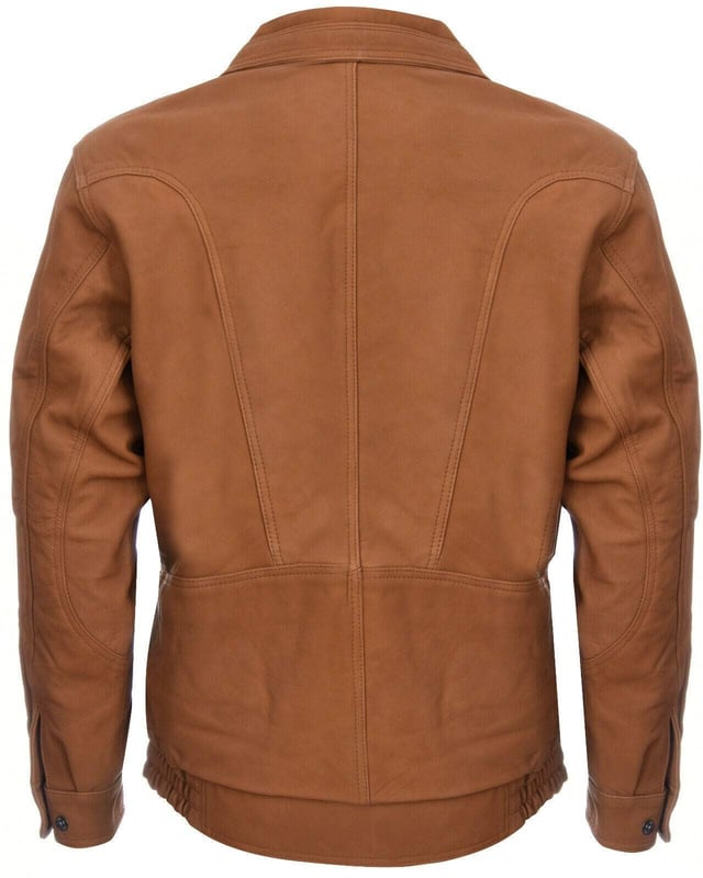 Invest in this timeless comfort fit leather jacket, tailored from soft supple sheepskin Nappa leather. This garment features a classic foldable collar is short in length and features buttoned cuffs. This retro jacket oozes practicality with a remarkable 5 pockets, including a zipped Chest pocket, 2 patch pockets just below the chest and further two pockets at the waist plus two more inside. To help provide a more customized fit the jacket includes an YKK Zip fastening accented with a buttoned fastening at the collar.