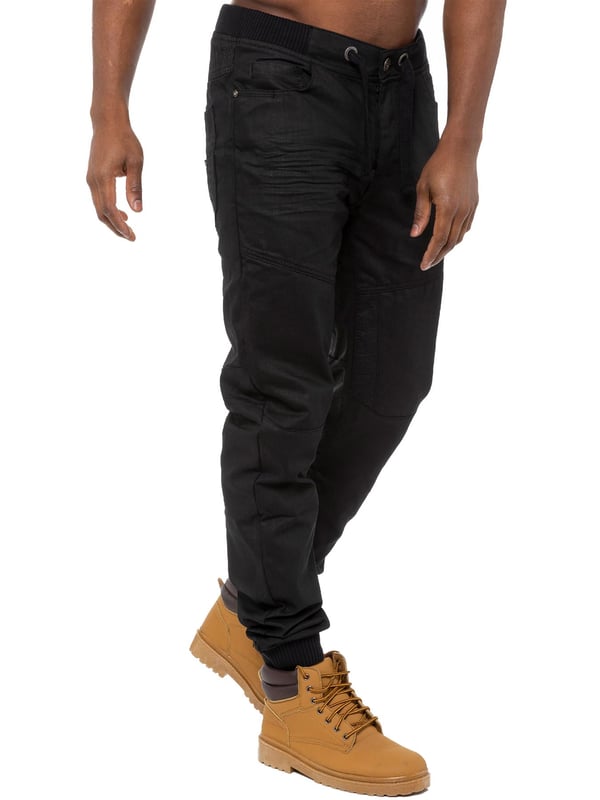 Mens cuffed jogger jeans new arrivals