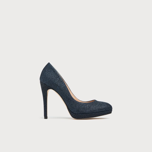 Lk bennett navy court shoes online