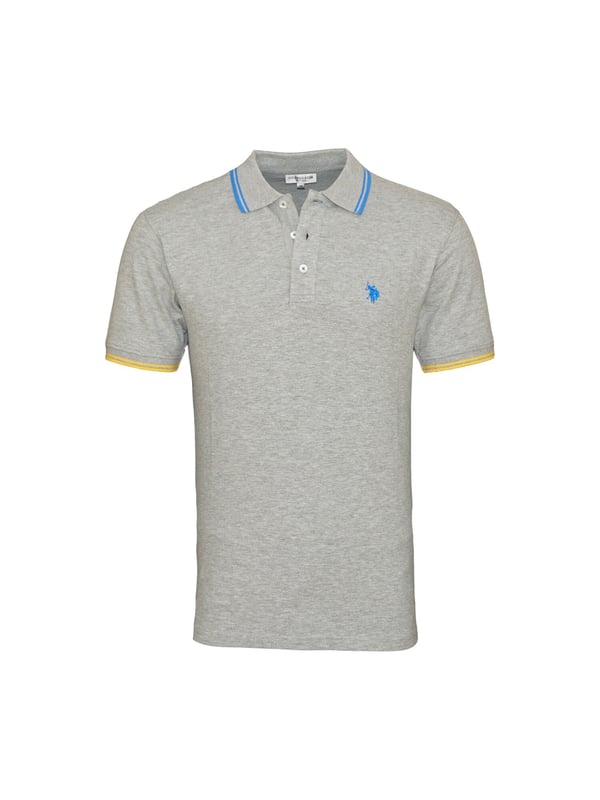 Wunderschöne Poloshirts der Marke USPA. Farblich abgesetzte Bündchen an den Ärmeln und am Kragen. Hochwertige Baumwollmischungen und Verarbeitung, ideal für Sport und Freizeit.