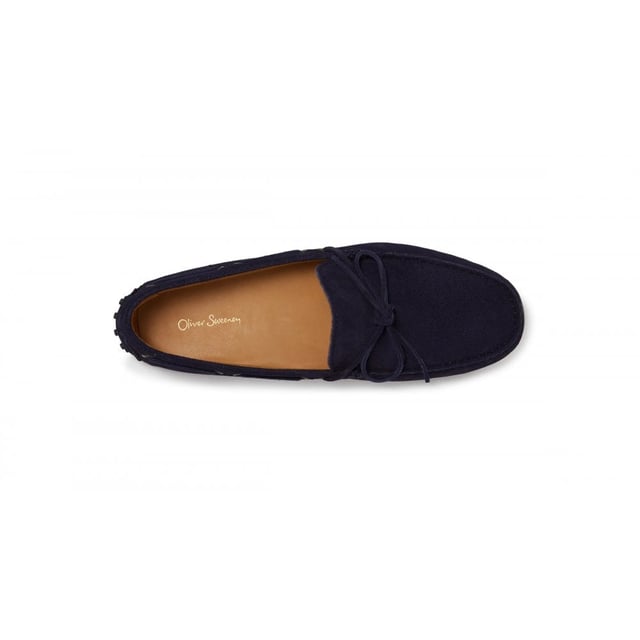 The Driving Shoe Lastres From Oliver Sweeney Is Ideal For Those Smart-casual Days Around Town Or Casual Evenings With Friends. The Superb Blue Suede Upper Is Of The Highest Quality And Full Of Classy, Eye-catching Designer Details. The Moccasin-style Loafers Have A Flexible Rubber Driving Sole And Metal Eyelets To Complete This Luxurious Look.