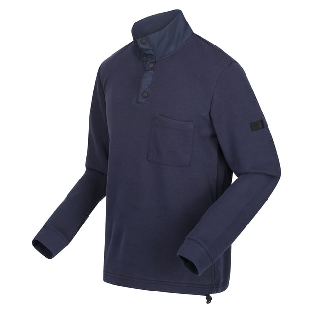 Mens 3 store button sweatshirt