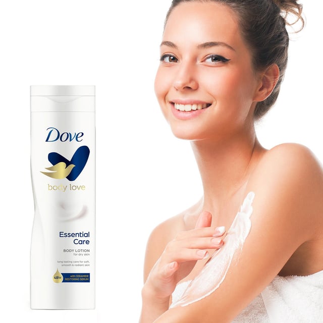 Dove Essential Nourishment Body Lotion 24h DeepCare Complex For Dry
