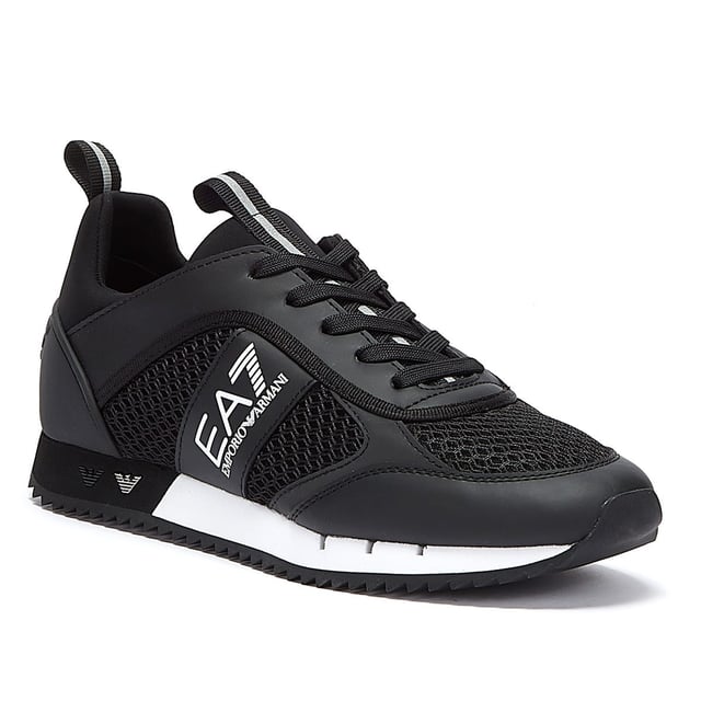 Emporio Armani EA7 XK050 Mens Black White Trainers