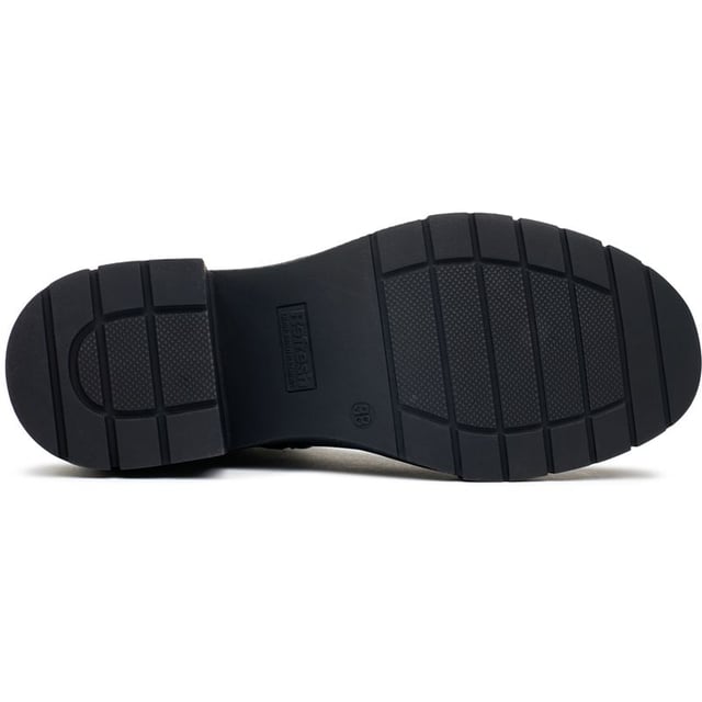 Botas negras Refresh con cremallera interior para mujer, fabricadas en sintético y suela de goma. Incluye: cremallera interior, forro acolchado, suela con tacos, cremallera exterior sintética y altura del tacón 5cm.