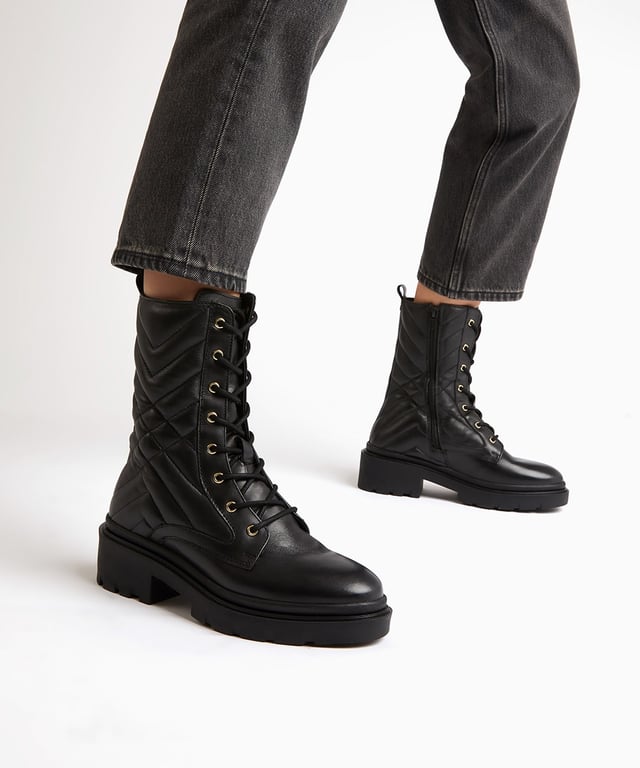 Dune ladies biker boots clearance