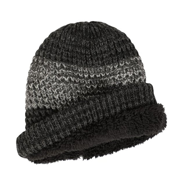 Outer Materials: 100% Acrylic. Lining Material: 100% Polyester. Lining: Fleece, Supersoft. Fabric: Knitted, Melange. Design: Two Tone. Fabric Technology: Lightweight.