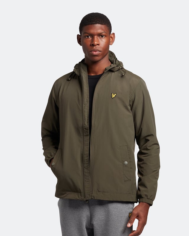 Lyle and scott zip through hooded jacket outlet