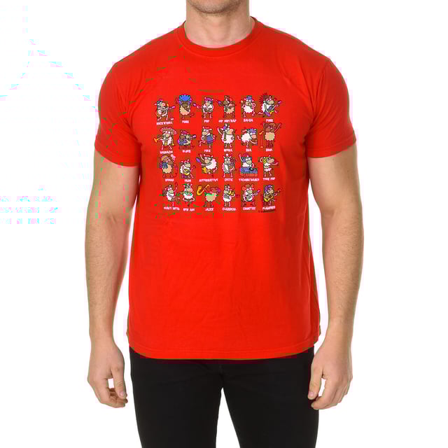 Short marl t-shirt.
 Round neckline with ribbed finish.
 Brand print on the front.
 Seams seen in tone.
 Composition: 100% cotton
 Care:
Care:
 - Machine wash maximum 30ºC.
 - Do not use bleach.
 - Iron at medium temperature.
 - Do not use dryer.
 - Do not dry clean.