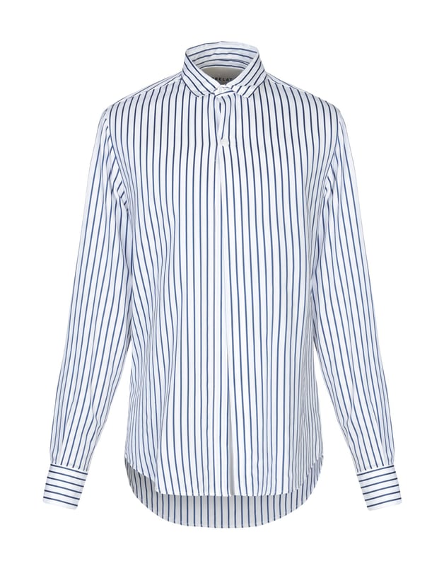 plain weave, no appliqu�s, stripes, front closure, button closing, long sleeves, buttoned cuffs, classic neckline, no pockets