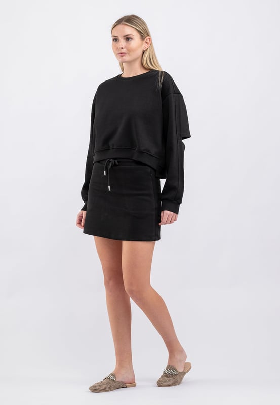 Tom Barron Dames Stijlvolle tweedelige set met rok