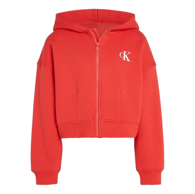 inchZip hoodie from Calvin Klein Jeans. This classic zip-up hoodie is a cool statement of your casual look.Highlights• Transitional cottonMaterial Composition• Main composition: transitional cotton - in-conversion (64%)  recycled polyester (36%)Sustainability Certification • Organic Content StandardCare instruction Machine Washable at 30°C  gentle cycleWash & dry inside outLow heat ironArticle Code: IG0IG02746XAJ inch