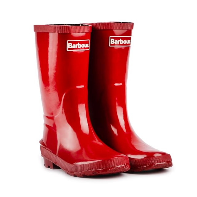 Red discount barbour wellies