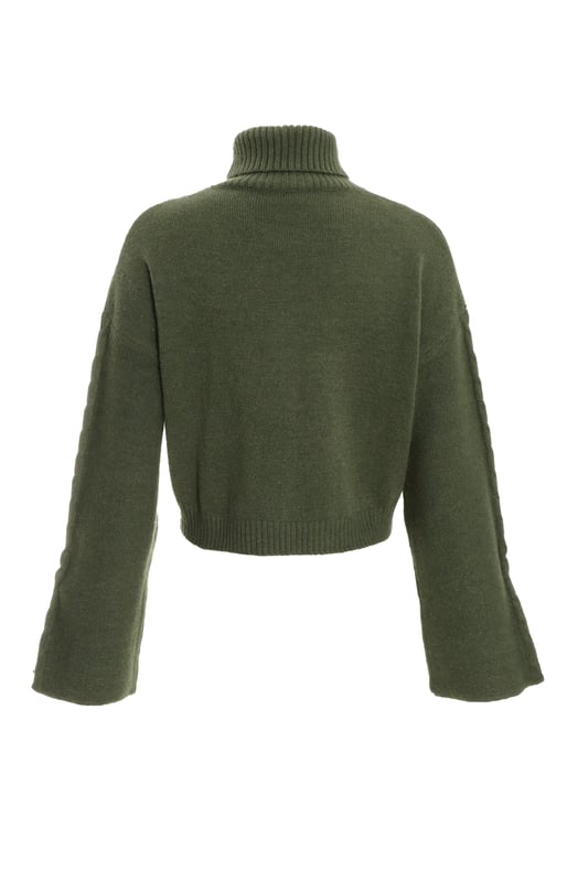 Lace up 2024 sleeve jumper