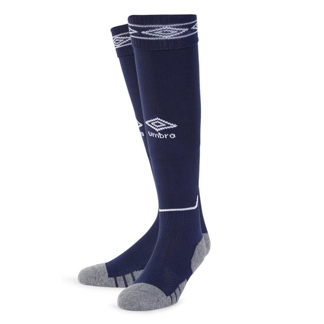 75% Polyamide, 20% Cotton, 5% Elastane. Fabric: Intarsia, Micro Mesh. Design: Contrast, Logo. Cuff: Elasticated, Turnover Cuff. Elasticated Foot, Flat Toe Seam, Padded Sole, Ventilated. Cut: Knee-High.