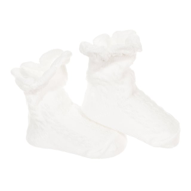 Pack of 6 Le Petit Garçon socks.
 - Star print.
 - Polka dot print.
 - Striped print.
 Made for babies 0-6 months.
 Anti-pressure cuffs.
 Composition: 73% Cotton, 18% Polyester, 7% Nylon, 2% Elastane
 Care:
- Wash maximum at 40ºC.
 - Do not iron.
 - It is not allowed to use a dryer.
 - Do not use bleach.
 - Does not support dry cleaning.